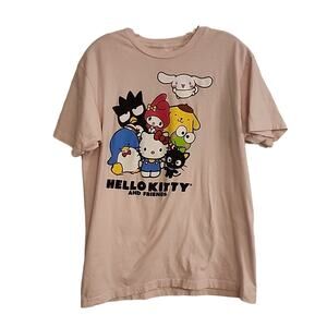 Hello Kitty & Friends Pink Tee, Size Large